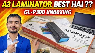 A3 LAMINATOR GL-P390 Unboxing । Lemination machine unboxing ।