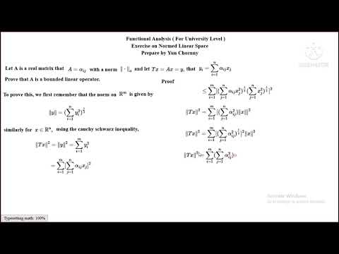 norm matrix proof