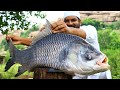 Amazing! 20 Kg Katla Fish Cooking Biggest Fish | Biggest fish gravy curry recipe by nawabs kitchen