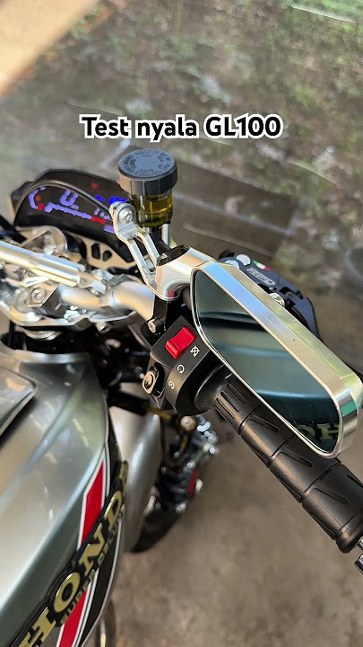test nyala honda GL100 bangunan baru #gl100 #bengkelracing #cb #riviewcb