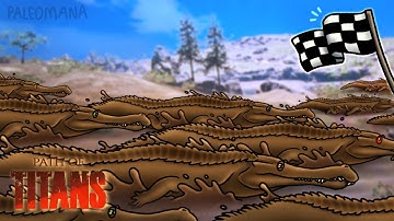 The MUDDIEST Race Ever!! 🐊 - Sarcosuchus TLC Gameplay | Path Of Titans
