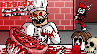 Roblox : Escape Papa Pizza's Pizzeria! 🍕 วิธีหนีจากร้านพิซซ่าเนื้อมนุษย์