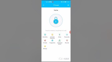 TTLock App Set video