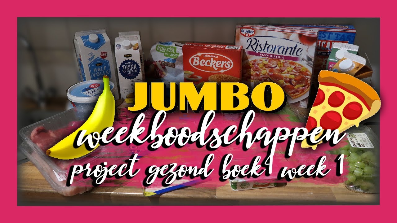 JUMBO BOODSCHAPPEN SHOPLOG WEEK 20! PROJECT GEZOND BOEK 4 WEEK 1 - YouTube
