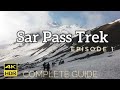 Sar Pass Trek with YHAI - EP 1 | Travel Play #himalayas