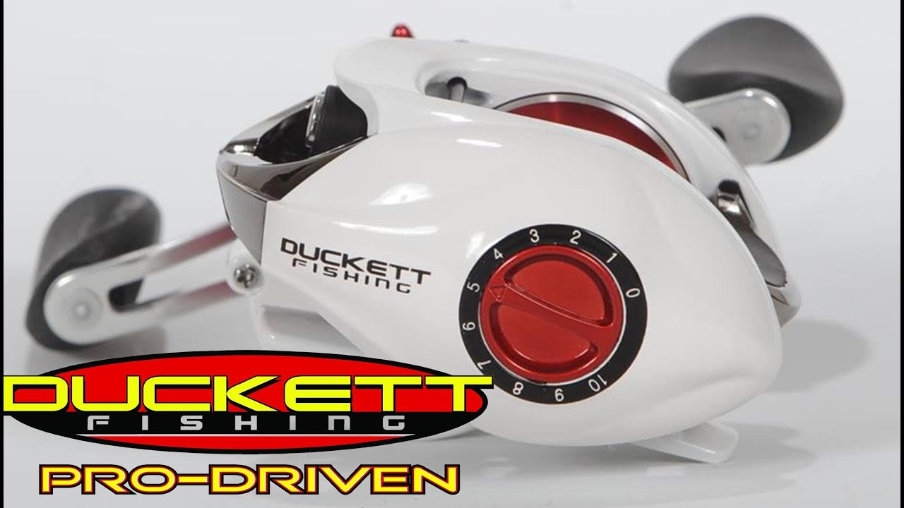 Close up look at the Duckett Fishing 360 casting reel 