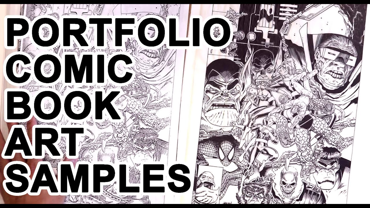 Comic Book Portfolio Art Samples Getting Work Ink The Comic Book Comic Book Portfolio Art Samples Getting Work Ink The Comic Book