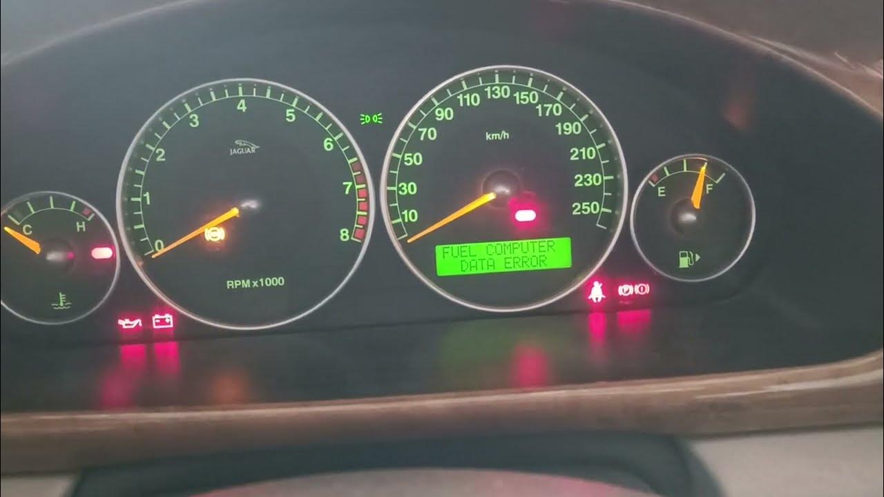 Fuel computer data error, Jaguar xtype 2.5 YouTube