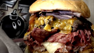 Competitive Eater takes on Arby's Meat Mountain Competitive Eater takes on Arby's Meat Mountain