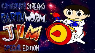 Cattigan619 Streams: Earthworm Jim (Special Edition & Sega Megadrive Version)