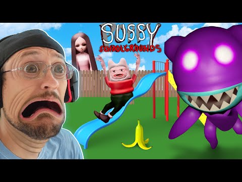 It's Adventure Time on Sussy Wussy's Playground! 🍌💀 (FGTeeV Mashup Games)