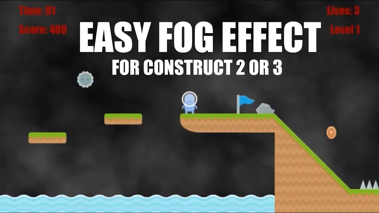 FOG or CLOUDS Effect in Construct 2 or Construct 3!!! - YouTube
