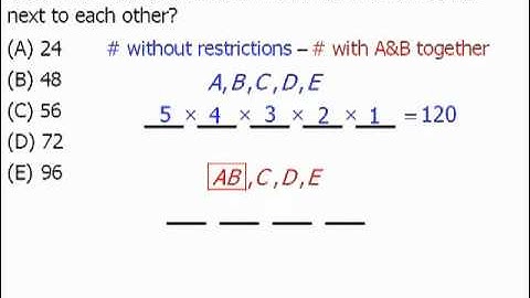 Combinations Practice Question and Explanation