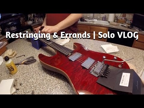 restringing-&-errands-|-solo-vlog