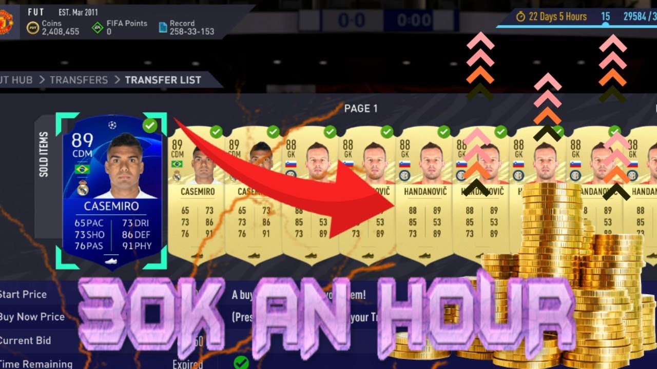 HOW TO MAKE 30K AN HOUR!!!FIFA 21 ULTIMAT TEAM EASY TRADING METHODS