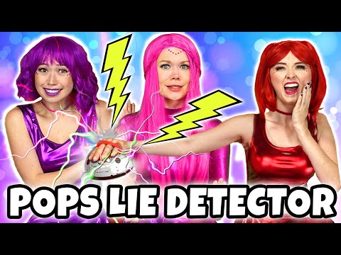 THE SUPER POPS LIE DETECTOR TEST VS MIZEREE. Totally TV Originals.