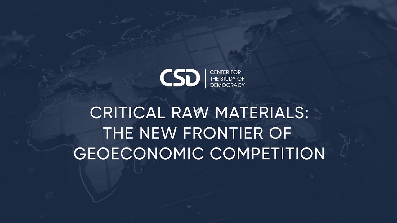 Critical Raw Materials: The New Frontier of Geoeconomic Competition - YouTube
