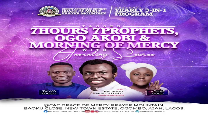 E Je Ka Gbadura with Prophet Sam Olu Alo @ Jesus city