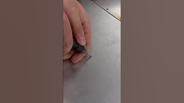 The not so secret trick to drilling perfect holes in metal