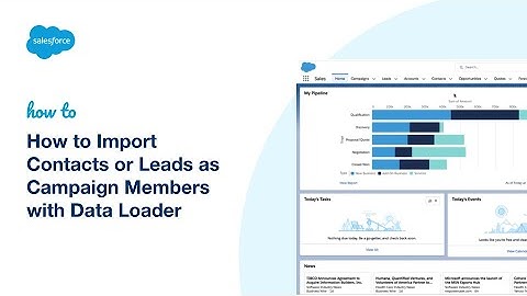 How to Import Contacts or Leads as Campaign Members with Data Loader | Einstein Analytics