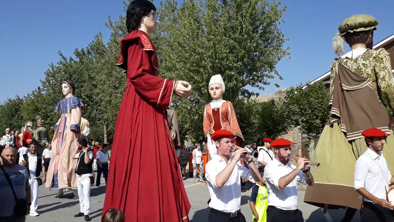 Gigantada en Sangüesa/Zangoza 31AGO.2019