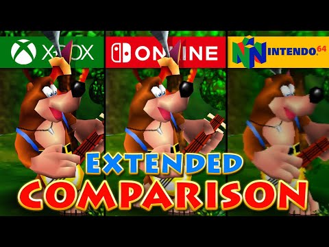 Banjo-Kazooie Extended Graphics Comparison (N64 vs. Xbox vs. Switch)