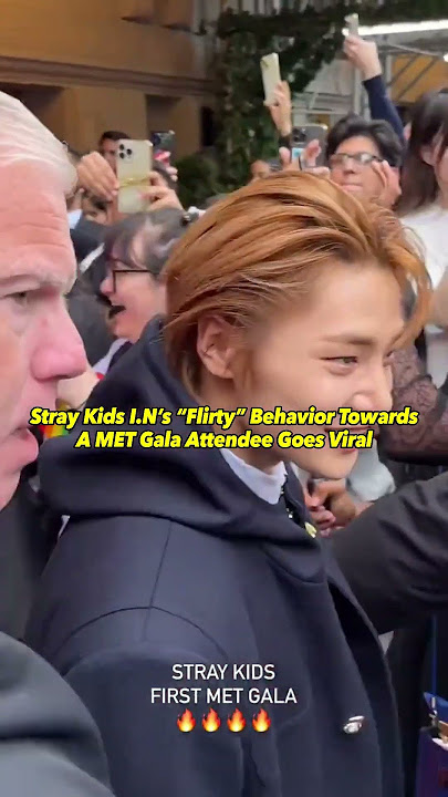 Stray Kids I.N’s “Flirty” Behavior Towards A MET Gala Attendee Goes Viral #kpop