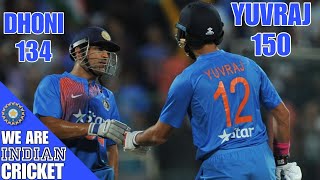 India vs England 2nd ODI HD Highlights Yuvraj Singh 150 and Ms Dhoni 134 to save india to scores 381 screenshot 1