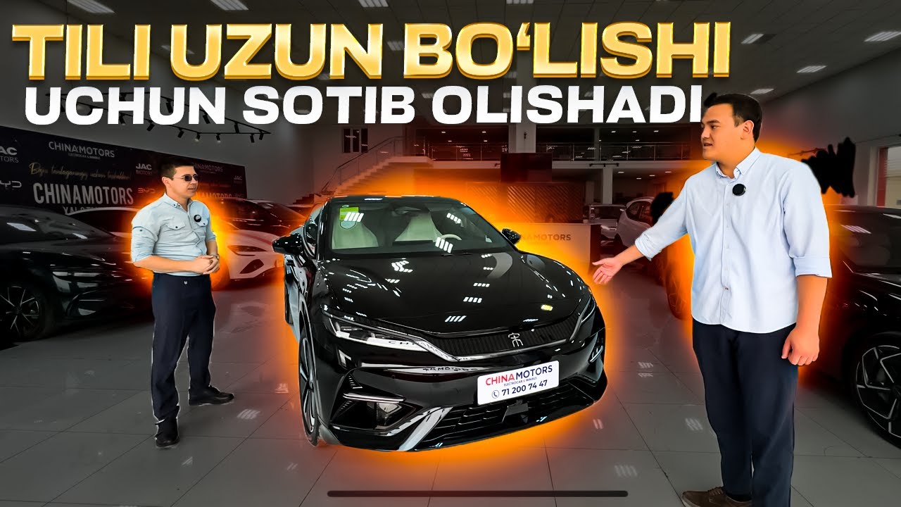 CHINA MOTORS SALONIDAN ELEKTROMOBILLAR TILI UZUN BO'LISHI UCHUN SOTIB OLISHADI