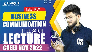 CSEET Yoddha Batch Nov 2022 | Business Communication MCQ