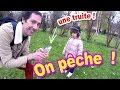 VLOG - Petit CONCOURS de PECHE en FAMILLE - Qui sera le plus grand pêcheur ?