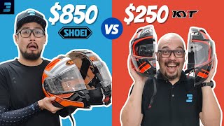 These Helmets Are Tough!! | $850 Shoei Neotec 2 vs $250 KYT Convair Modular Helmets | To The Test