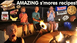 DELICIOUS Gourmet S'mores with TONS of Candy!