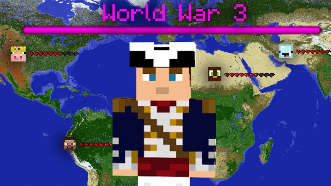 I put a Minecraft Earth Map on my Server and Accidentally Started a World  War 