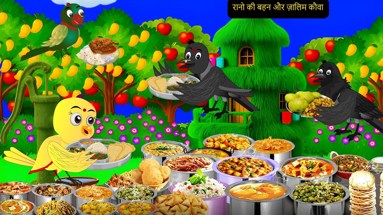 Rano Chidiya Wala Cartoon | कार्टून चिड़िया | NewTuni Achi Cartoon | Hindi Kahani Dekhao | Chichu TV