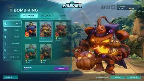 Paladins OB36 PTS Footage | UI Update and NEW SKINS!