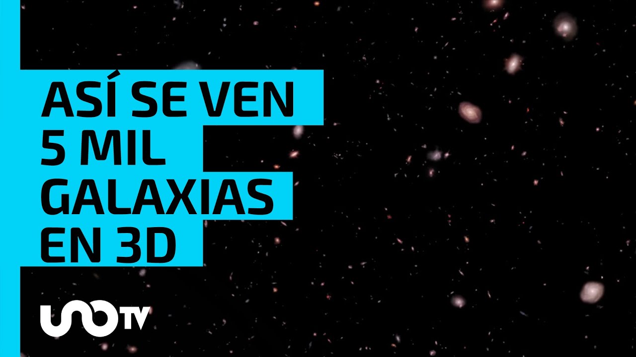 Telescopio James Webb muestra visualización en 3D de 5 mil galaxias ...