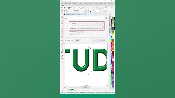 Plastic Effect in CorelDraw #shorts