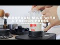 How I use a French Press to microfoam milk in 2 minutes or less