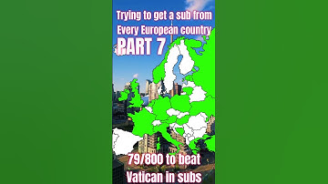 Trying to get a sub from every European country part 7 #mapping  #europe  #geography