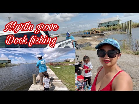 Dock fishing in Myrtle Grove LA USA/THE RASCONS