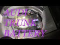 A4 2.0t BATTERY Replacing in trunk Audi A4 Q5 Quattro how to replace trunk battery