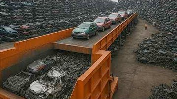 Most Dangerous Crushing & Shredding Machines That Obliterate Anything – Fast Car Destruction Part4