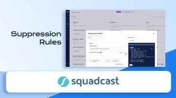 Suppression Rules in Squadcast | Minimise Alert fatigue | Suppress Non-Actionable Alerts | Squadcast
