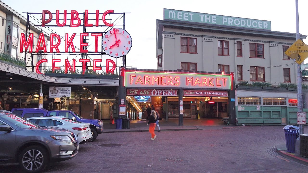 Seattle 4K - Sunset Drive - USA