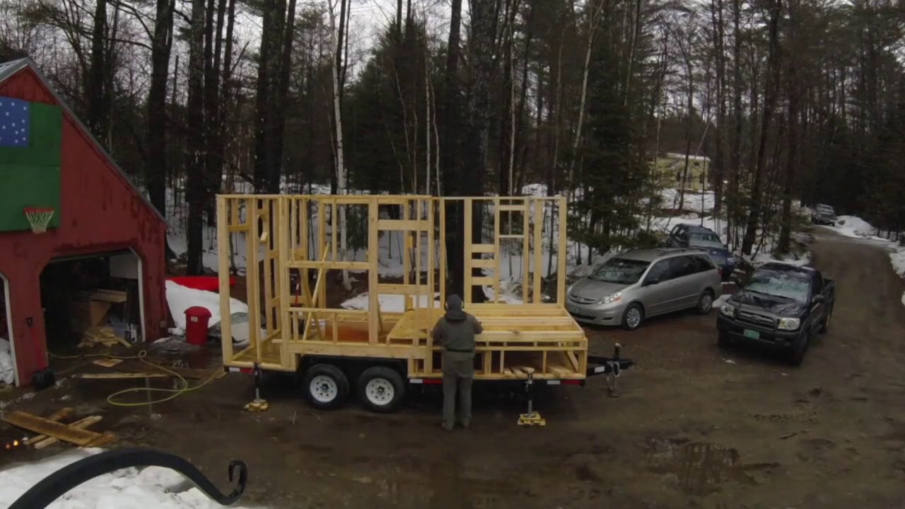 TIME-LAPSE: 8x18 Tiny House Framing