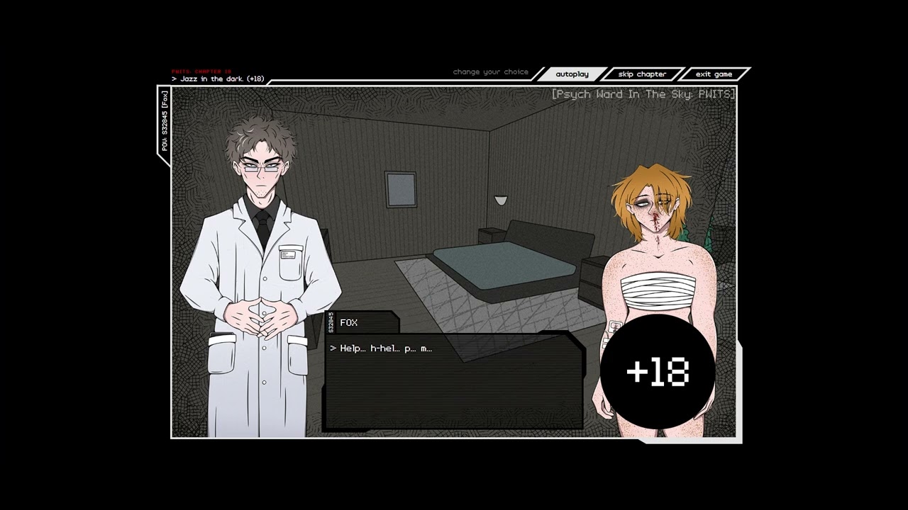 Horror BL visual novel - bad ending route of Chapter 18 [PWITS: Psych Ward In The Sky] teaser
