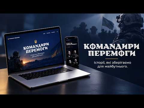 «Командири перемоги» ОНЛАЙН ! Укрінформ презентував нову платформу до Дня захисників України