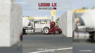 BeamNG Drive | 後方からのコンテナ車衝突テスト：SUV車種が時速30マイルで高速走行！衝突後、生き残れるか？車#カークラッシュテスト＃自動車事故＃衝突試験＃交通事故 screenshot 2