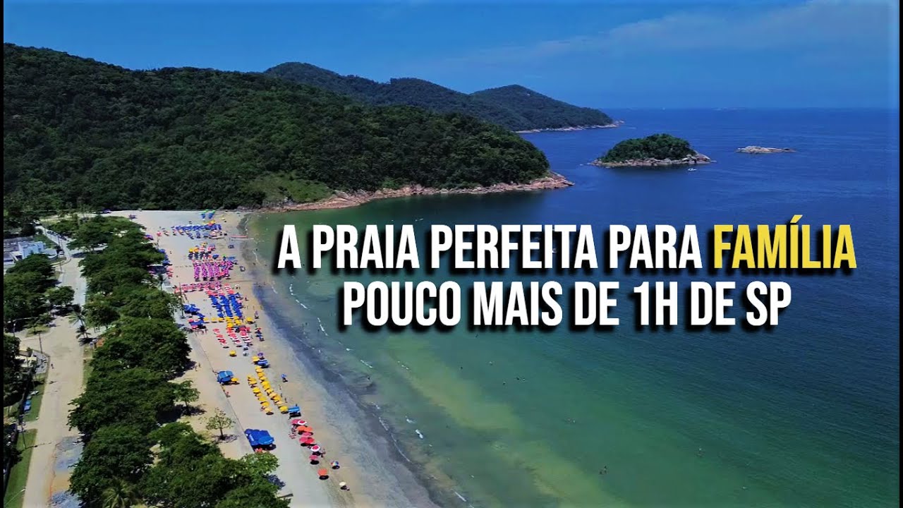PRAIA DO GUAIUBA EM GUARUJÁ | MAR CRISTALINO E AGUA QUENTE | NATUREZA E INFRAESTRUTURA NUM SÓ LUGAR